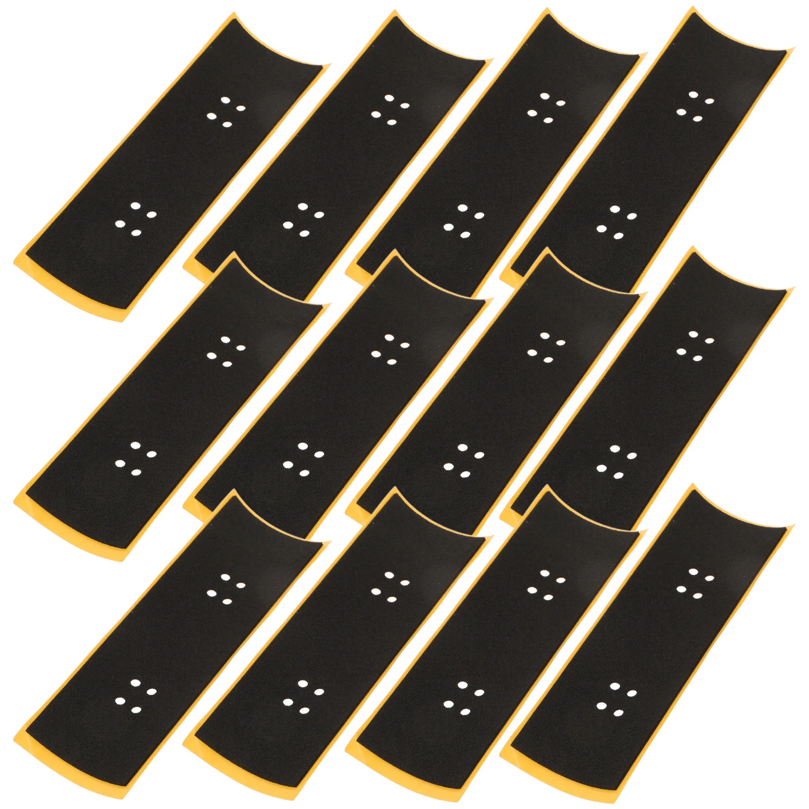 12 stuks vingerskateboard niet-sterk zelfklevende mini-skateboards vervangende griptape voor vingerskateboards accessoires