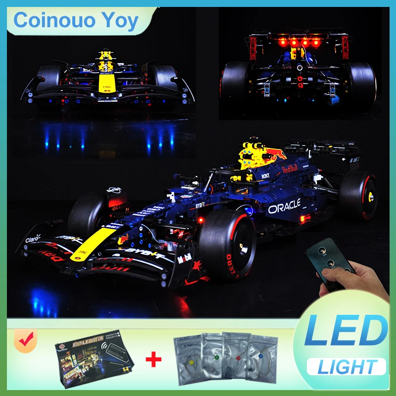 

ЛЕГКА для LEGO 42206 Технический спорт SF-24 F1 Автомобильный блок DIY Игрушка (без блоков Модель, только светодиодный светильник) Набор светильников Подарок ребенку