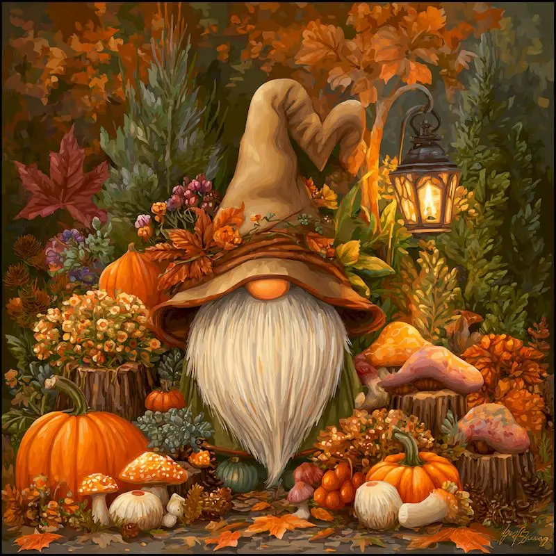 

GATYZTORY 40X50cm Painting By Numbers Pumpkin Santa Claus For Adult Gift Artwork Pictures Paint Wall Art Canvas Painting