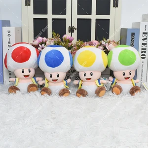 Plüschspielzeug Kawaii Mario Bros, Toadette Puppe, weiche Plüschpuppe, Kröte Rot, Gelb, Blau, Grün, Mann, Kindergeburtstagsgeschenk 8 Hauptverkaufspilze von Mario - №5