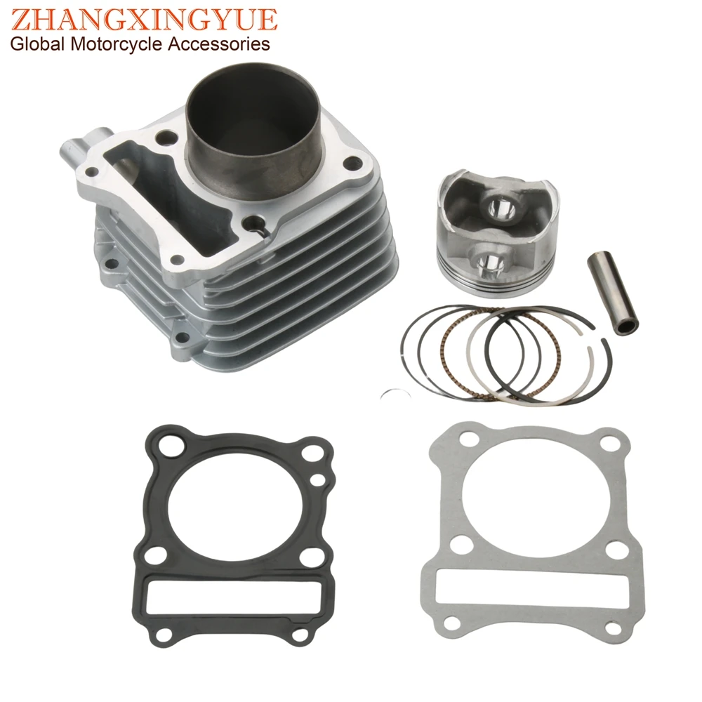 Motorcycle 62mm 150cc Big Bore Cylinder Kit For Suzuki EN125 GS125 GN125 GZ125 DR125 TU125 EN GS GN GZ DR TU 125cc 4-Stroke