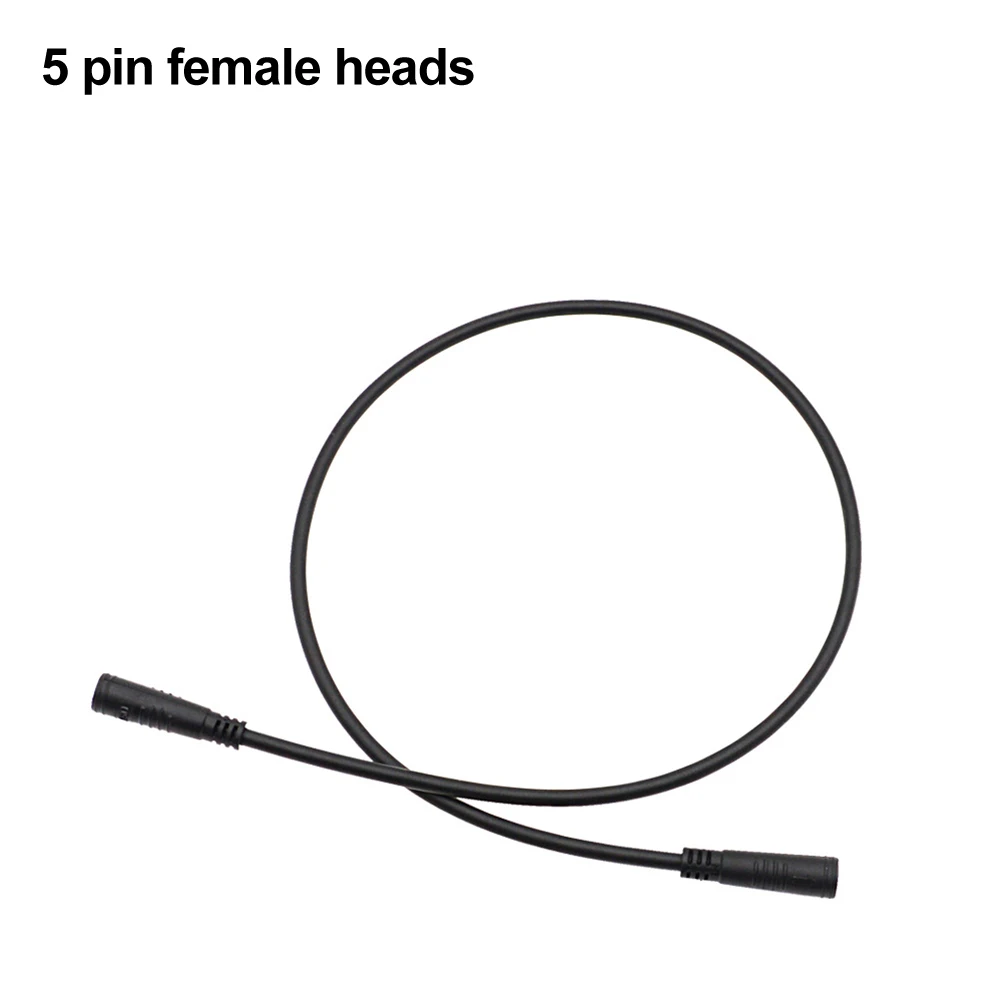 Electric Bike Accessory 5Pin Display Extension Cable ABS Material For Durability Flame Retardant Design Low Failure Rate