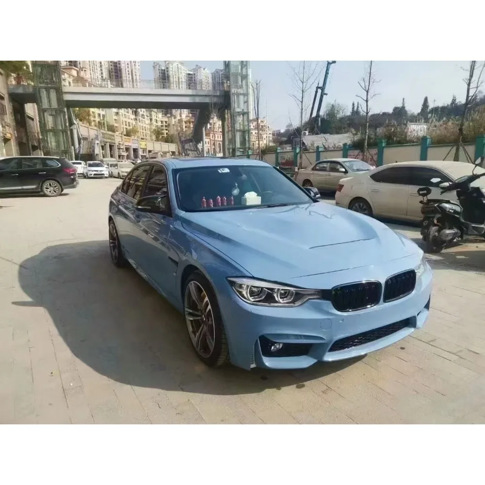 

Glossy Black Double Slat Front Kidney Grill For BMW 3 Series F30 2012-2018 Auto Exterior Refit Body Kit Accessories Parts