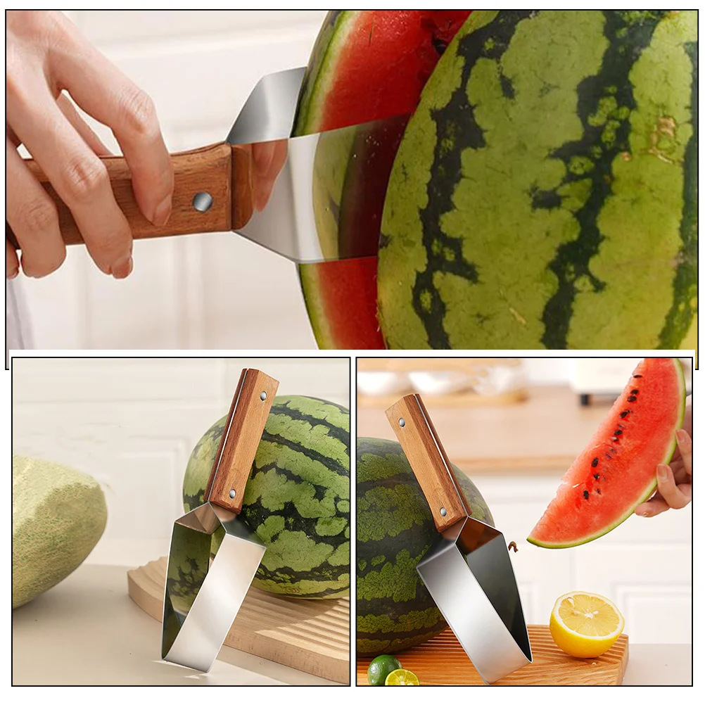 

Dicing Knife Watermelon Slicing Tool Fruit Chopper Cuttedr Splitter Wedger Fork Gadget Opener