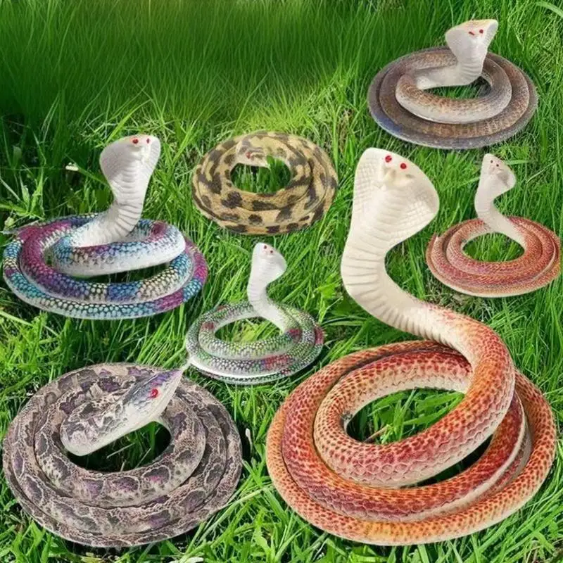 สมจริงงู Gag Stuffer ตลกงูปลอม Props แบบพกพาปาร์ตี้ฮาโลวีน Tricky สําหรับครอบครัวเพื่อน