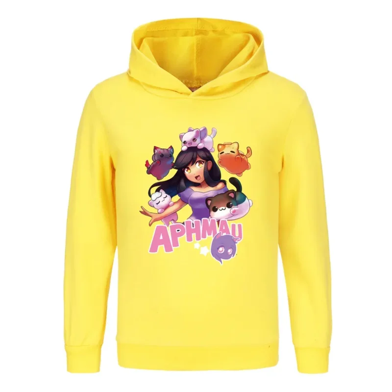 APHMAU 까마귀 스웨터 봄 가을 어린이 유아 유아 의류 생일 선물 후드 스웨터 Sportwear