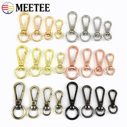 10/30Pcs 8/10/13mm Metal Lobster Swivel Buckle Bag Strap Connect Hook Buckles Handbag KeyChain Trigger Clip Snap DIY Accessories