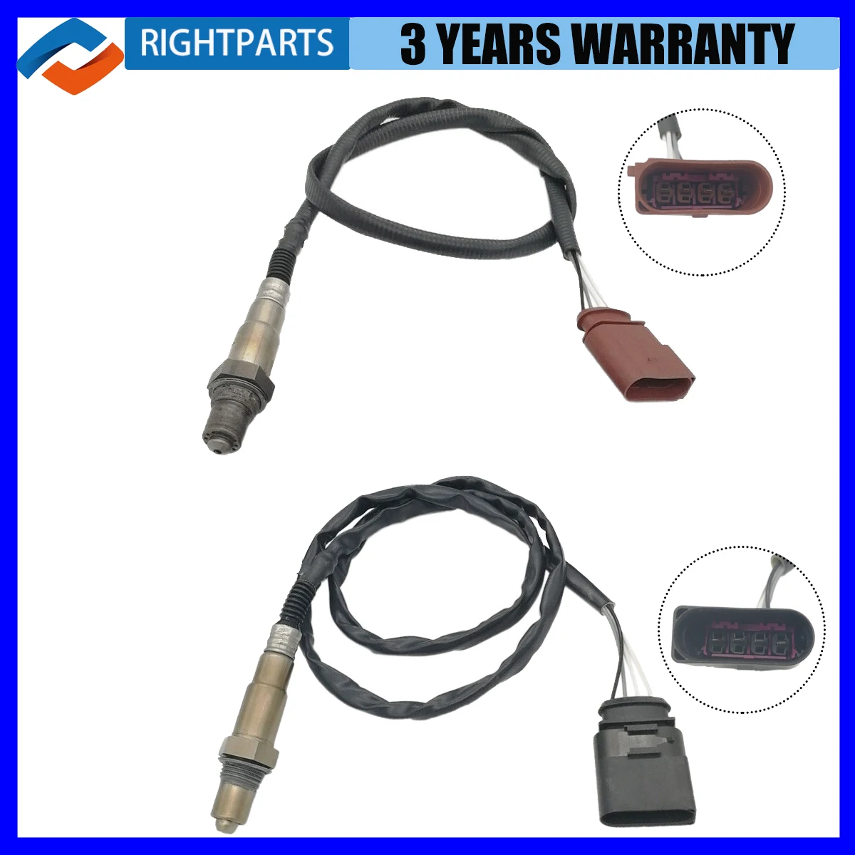 Upstream+Downstream Oxygen O2 Sensor For Audi TT 1.8L 2000-2006 VW Jetta Beetle Golf 1.8L 2.0L 06A906262Q 06A906262F 1K0998262Q