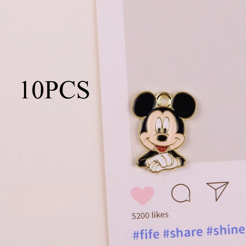 Miniso милый Микки Маус Дональд Дак Diy сплав капля масла аксессуары брелок ожерелье мобильная цепочка сумка кулон