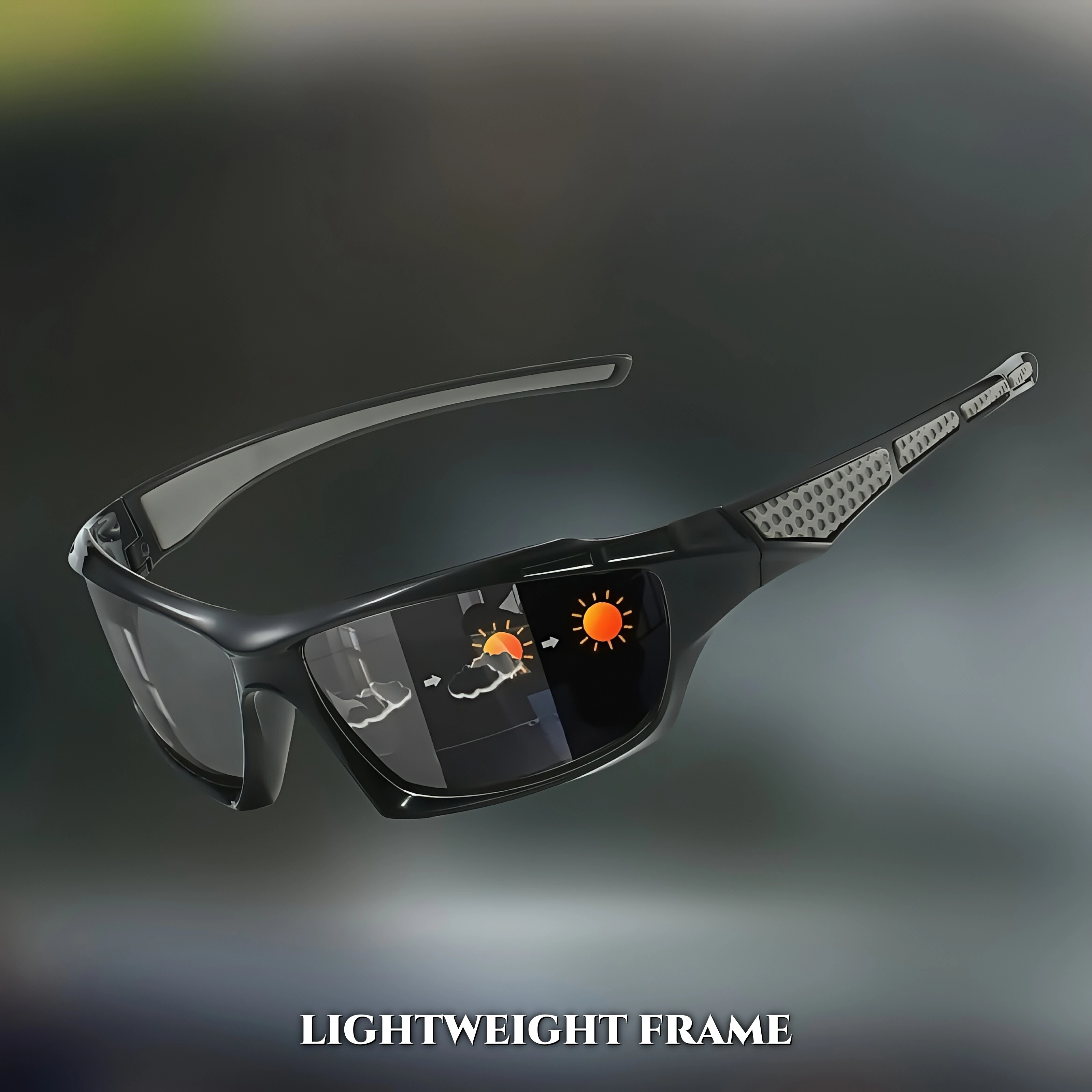 Gafas de sol para deportes al aire libre, lentes multicolores envolventes UV400 para conducir, pescar, ciclismo, gafas ligeras Unisex