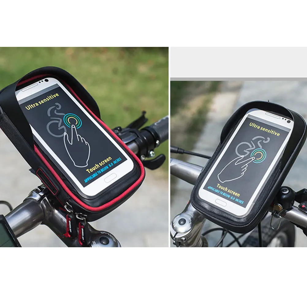 

Bicycle Phone Holder Waterproof Bike Bag Installation Pouch for Versatile Container