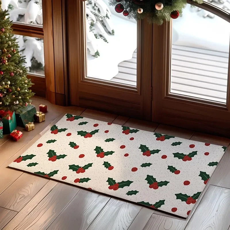 Christmas Door Mat Entrance Doormat Welcome Floor Mats Outdoor Rugs Cartoon Rug Non-slip Rugs Home Decoration 러그 שטיח כניסה לבית