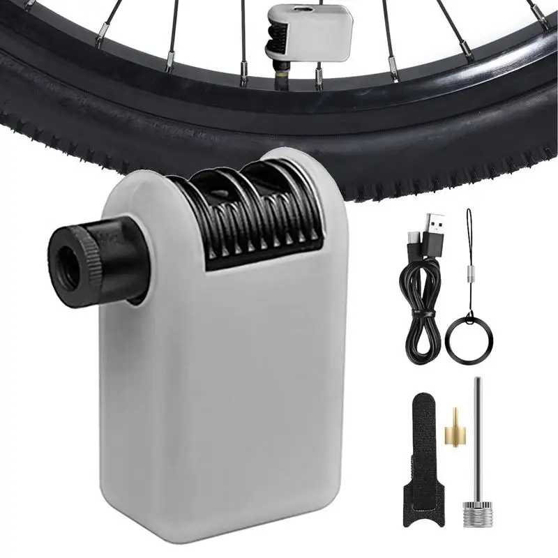 

Rechargeable Air Pump Tire Inflator Portable Compressor Cordless Bike Tyre Inflator For Motocycle Bicycle Balls