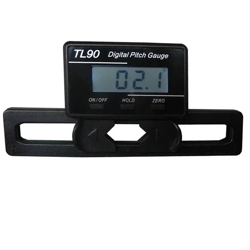 WFF TL90 LCD Digital Pitch Gauge Propeller Blades Angle Measurement Tool Backlight Gyro Sensor ST250-800 Size Helicopter