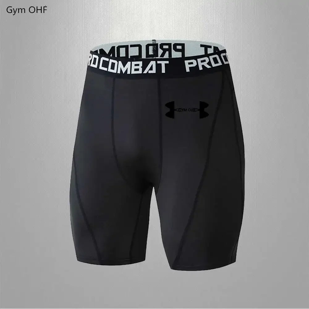 -اللياقة البدنية، التدريب، التجفيف السريع، تنفس، شورت ضيق للرجال فائق المرونة #3