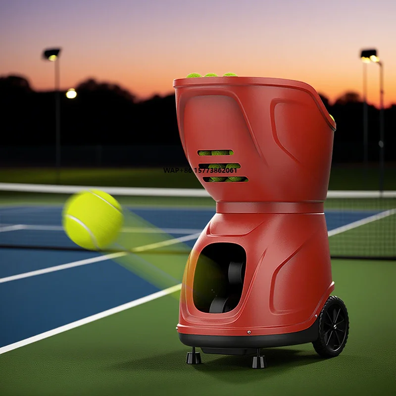 Advanced Level PUSUN PT 9001 PRO Tennis Padel Ball Launcher Machine with Long Battery Life for Personal Training and Club Player