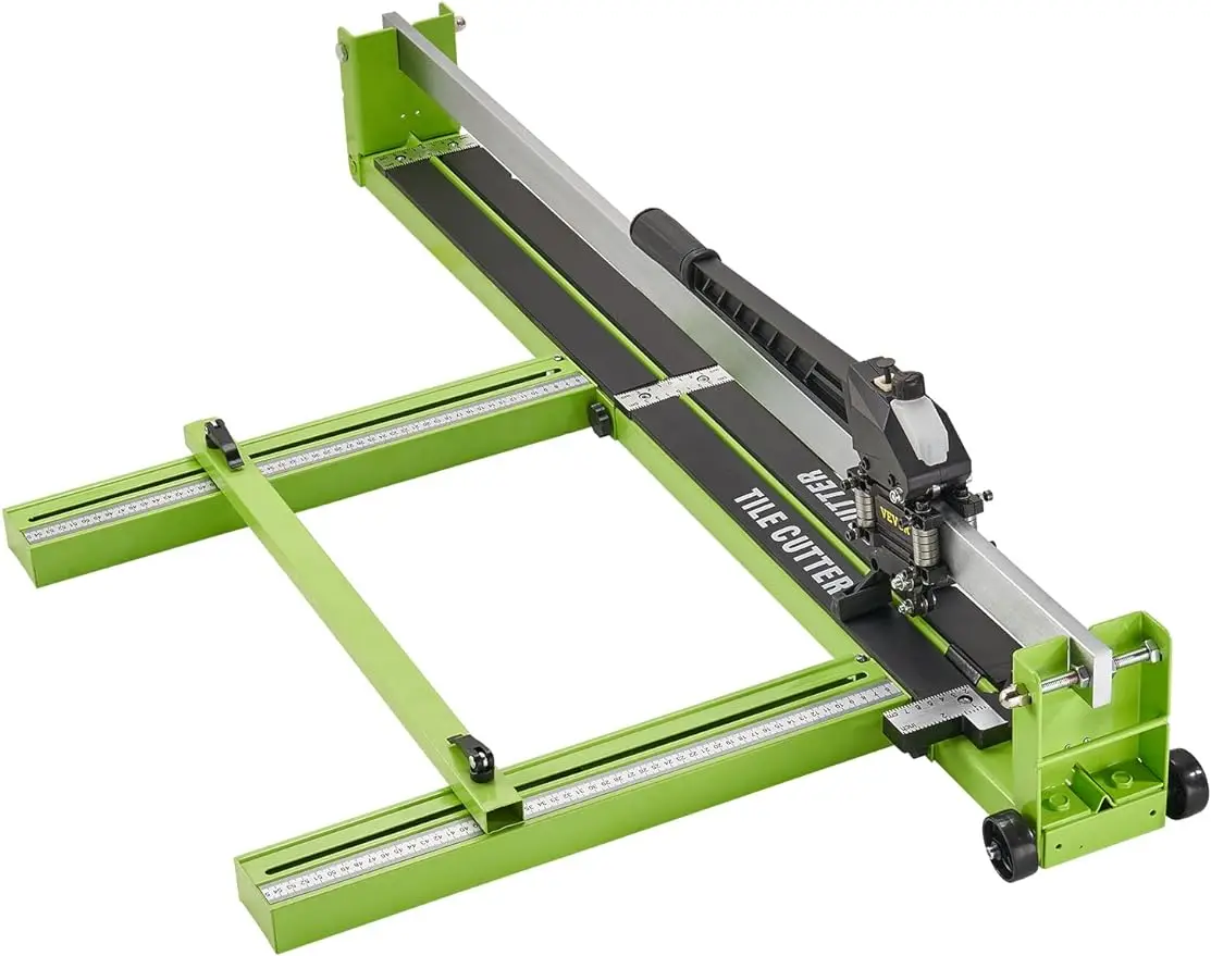 

Tile Cutter 48 Inch, Manual Tile Cutter All-Steel Frame,Tile Cutting Machine w/Laser Guide and Bonus Spare Cutter,