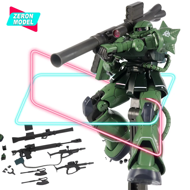 

FangDaJing 1/72 Assembly Model Kit Green ZAKU II GTO TYPE C-6/R6 MS-06C-6/R6 Model Kit Toy