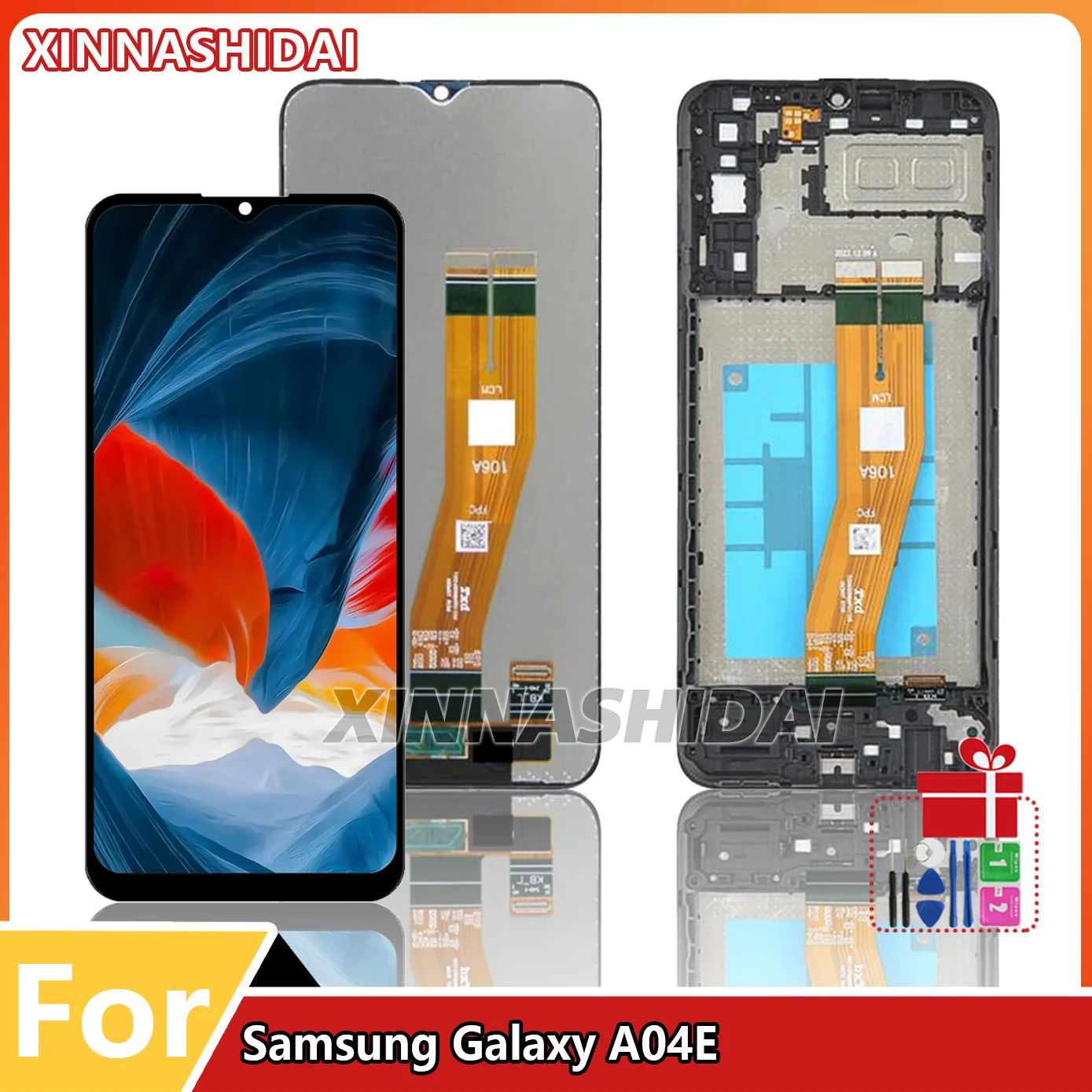 New LCD for Samsung Galaxy A04e LCD Display Touch Screen Panel Replacement for Samsung A04e Screen Display A042 A042F A042M