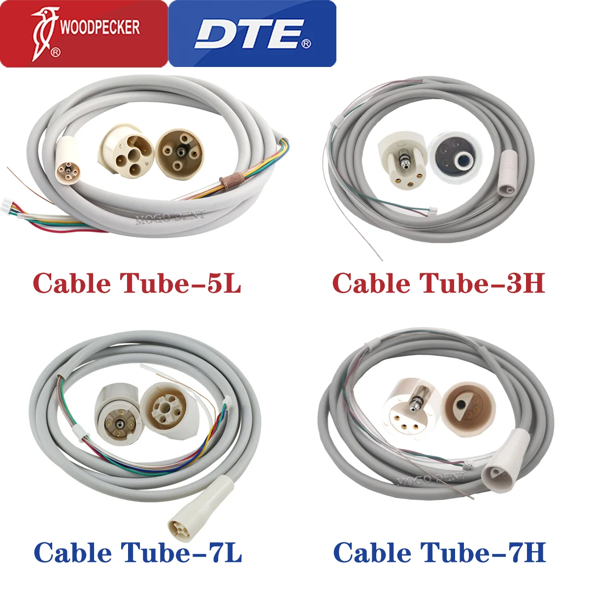 

Woodpecker DTE Dental Ultrasonic Scaler Cable Tube Detachable Dentist Material Fit Woodpecker EMS DTE Satelec Scaler Handpiece