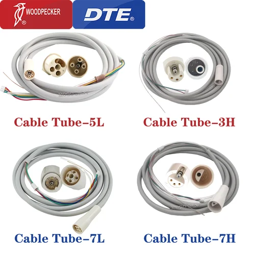 Imagen 1 del producto Woodpecker DTE-escalador ultrasónico Dental, tubo de Cable desmontable, Material de dentista apto para pájaro carpintero EMS DTE Satelec, pieza de mano