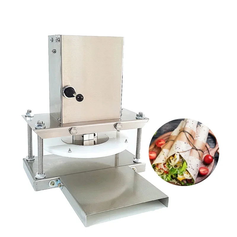 New 22Cm Commercial Electric Pizza Dough Press Machine Flour Tortilla Maker Dough Roller Sheeter Pressing Machine