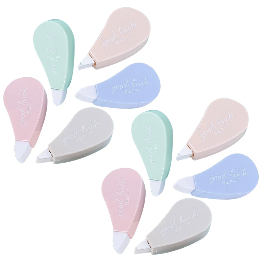 10 Pcs White Duct Smooth Writing Studying Daily School Supplies Tape Correction Tape Mini Large Capacity Eraser