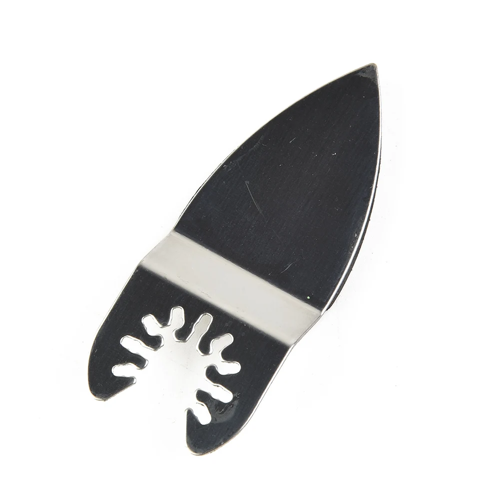 Base platorello abrasivo scanalature argento acciaio inossidabile universale 81.5*7mm Finger Sanding Multitool dito oscillante