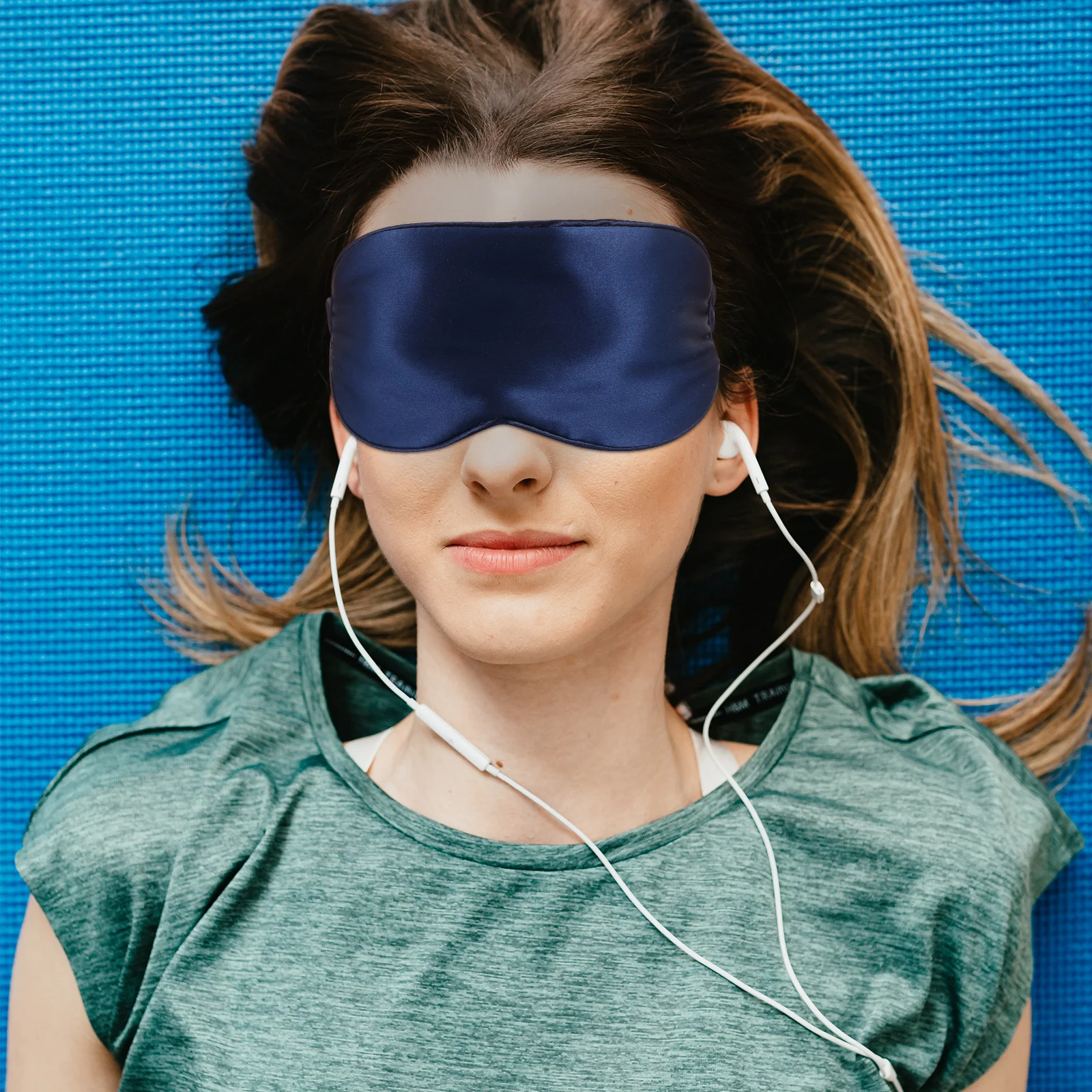 قناع عين النوم الحريري قابل للتعديل، ناعم للغاية ومريح ليلاً، معصوب العينين، كتل جسر الأنف المرتفعة بشكل مثالي للنساء والرجال #2