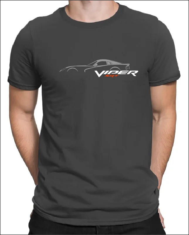 For Dodge SRT Viper T-shirt car silhouette gift Man Shirt