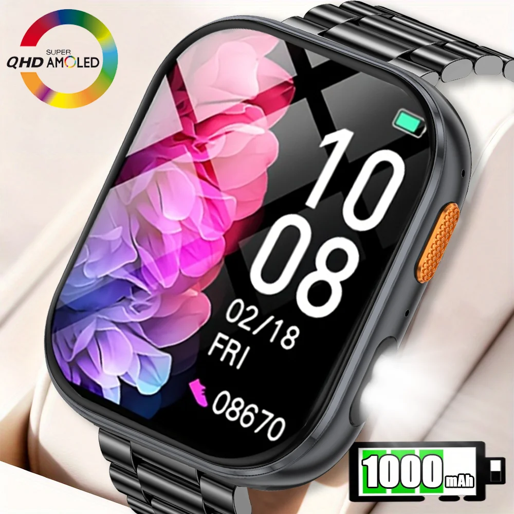 

2025 New Military T-Rex 3 Ultra 1000mAh Battery Smart Watch 5ATM Waterproof Flashlight Heart Rate Sports tracker Smartwatch Men