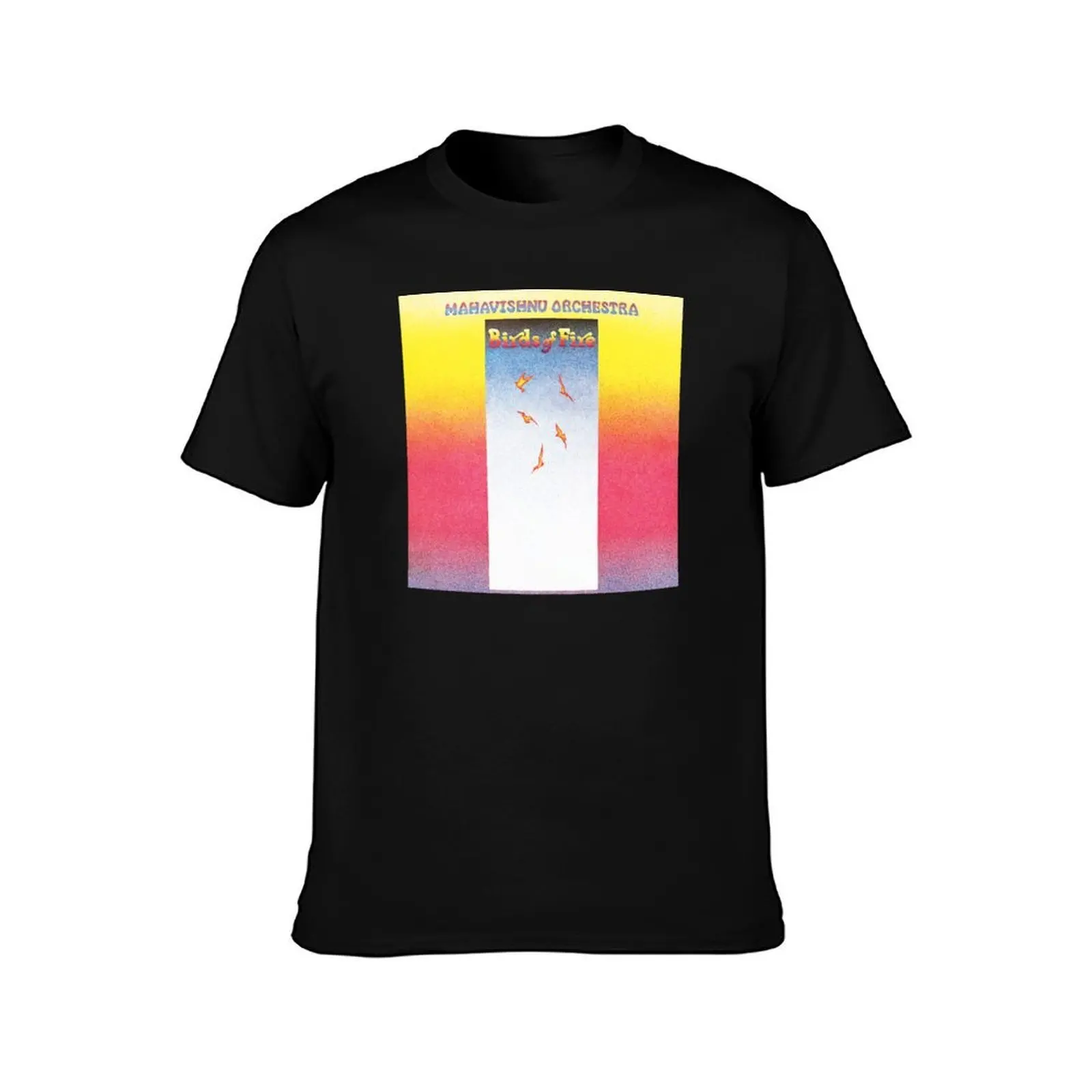 Mahavishnu Orchestra Birds Of Fire Album Cover T-Shirt Summer Casual Cotton Tee Oversized Streetwear Tops Unisex Men Women