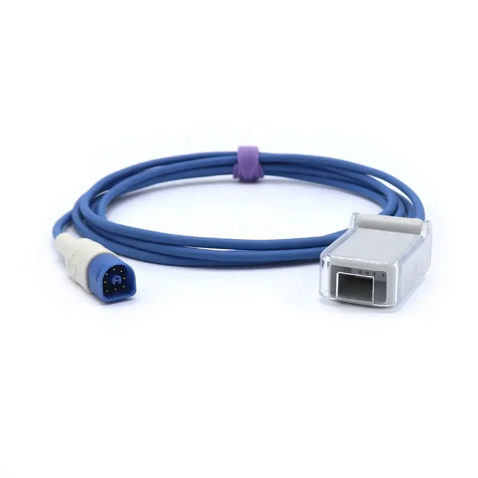 M1943ALs SPO2 compatible sensor extension adapter cable 989803105691 D-shaped 8-pin