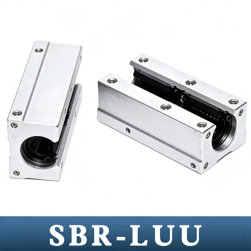 Extended Open Slide Unit Linear Guide Slide Bearing SBR16 20 25 30 35 40LUU Linear Bearing for Industrial Automation