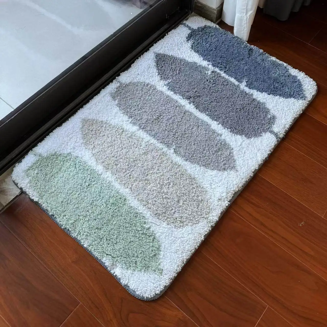 

Anti-Slip Water Absorbent Batoom Mat Polyester Le Design Door Mat Living Room Carpet Home Use Nordic Sle Chinese Wind