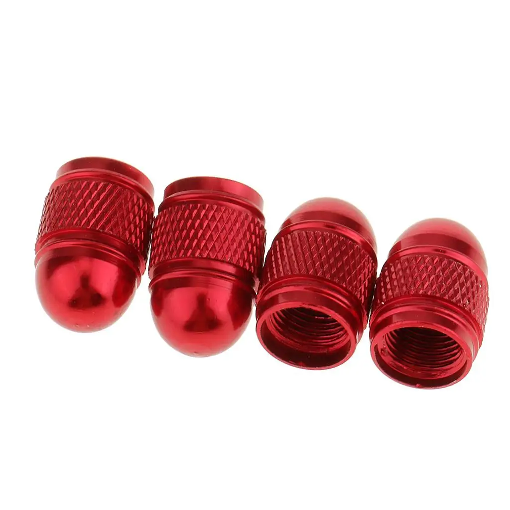 Tire Valves Metal Anodized Valve Caps Universal Wheel Dust Cover Automotive Accessories for Car Bike Truck