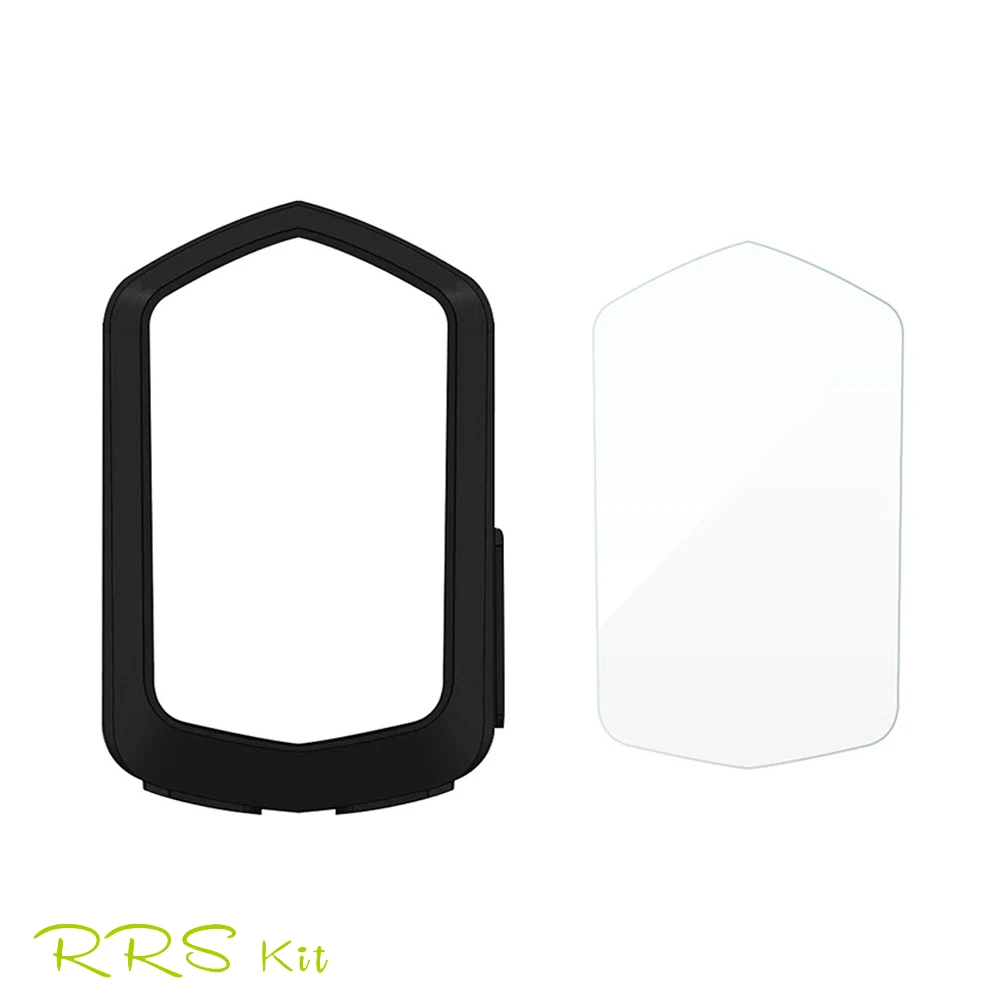 Rrskit Bicycle Computer Protector Case Silicone Protective Cover for XOSS NAV With Film