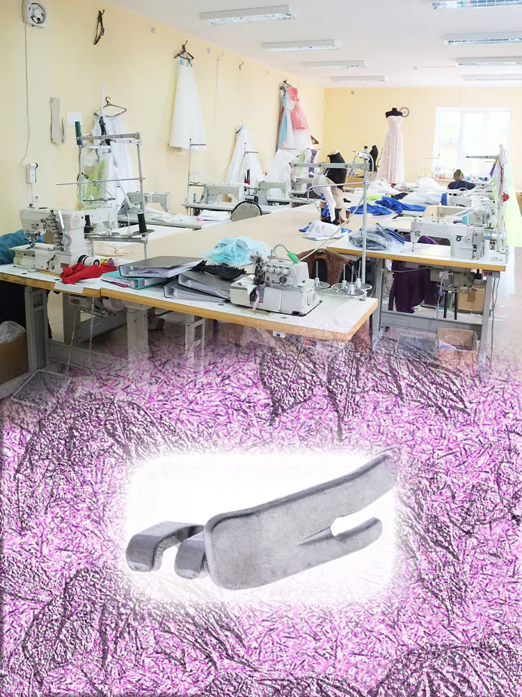 Pièces de Machine à coudre domestique, pied-de-biche droit pour Singer 153267