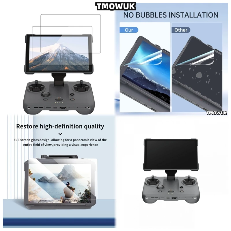 

For DJI RC Pro2 RCPro2 2, Impact-Resistant 9H Glass, Safeguards Your Screen From Daily Wear And Tear
