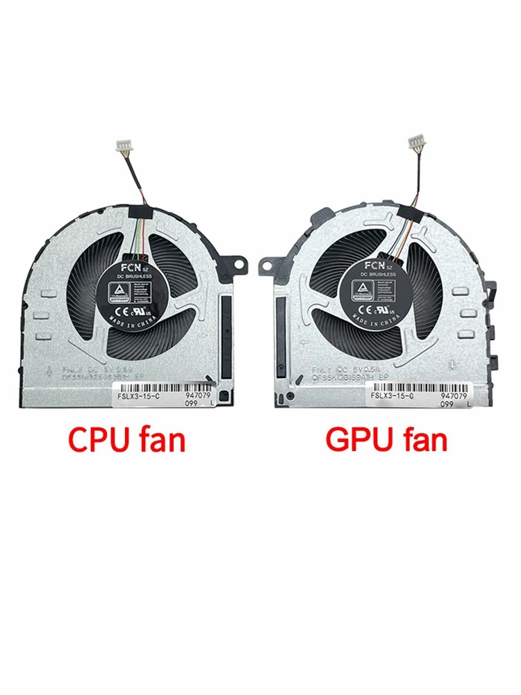 Wentylator chłodzący procesor i karty graficznej do laptopa Lenovo Ideapad Gaming 3-15ACH6 3-15IHU6 15IAH6 5H40S20431 FNLY DFS5K12B159A1H FNLX DFS5M325063B1 — zdjęcie produktu 6