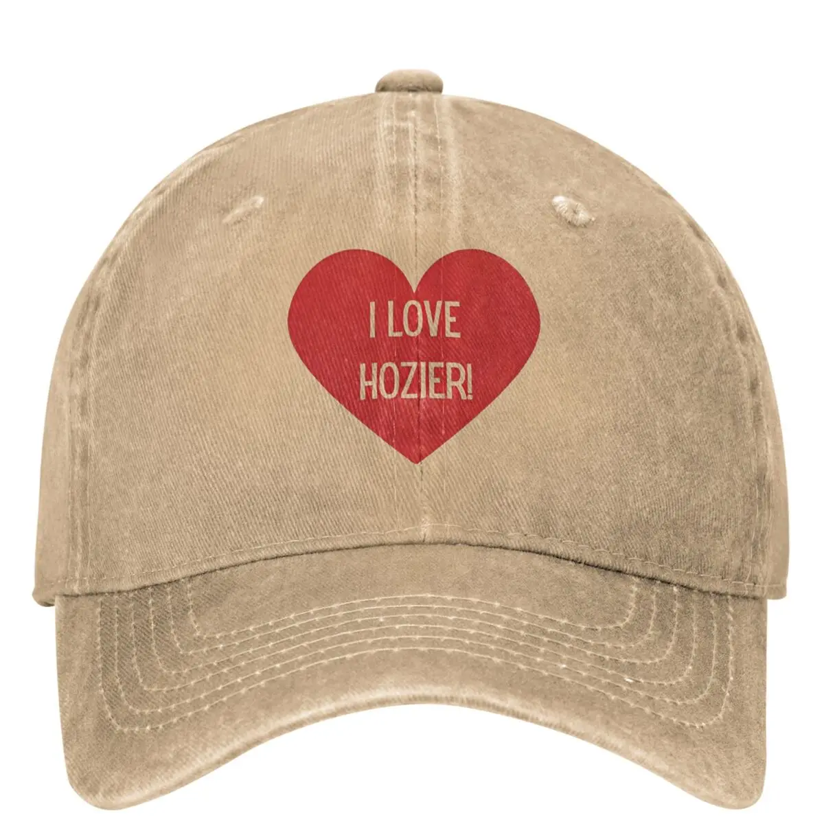 

I Love Hozier! Baseball Cap Vintage Couple Women Trucker Dad Hat Sun Visors Kpop Rock Baseball Caps Gift