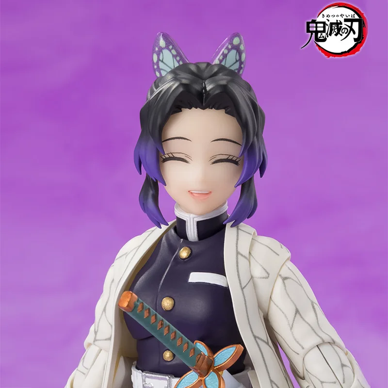 Bandai original S.H.Figuarts SHF Shinobu Kocho Demon Slayer anime action figure model ornaments collection toy surprise gift