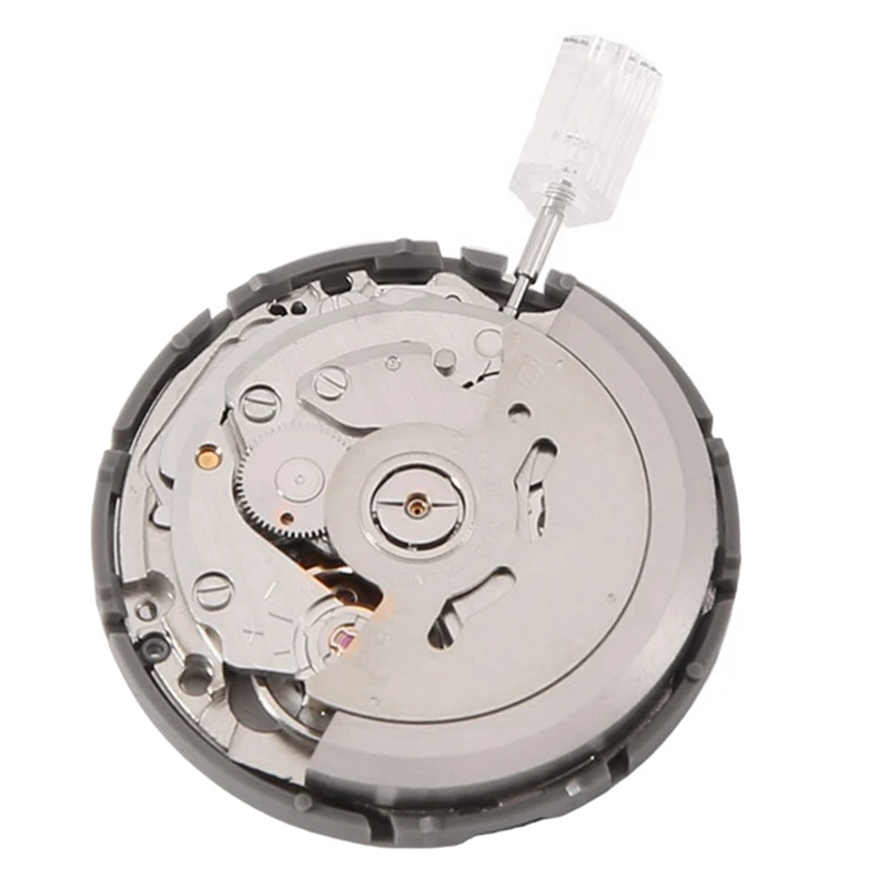 Top-NH36 Automatic Movement NH36A Self-Winding Mechanical Quick Date/Day Setting 3.8 O'clock Crown 24 Jewels