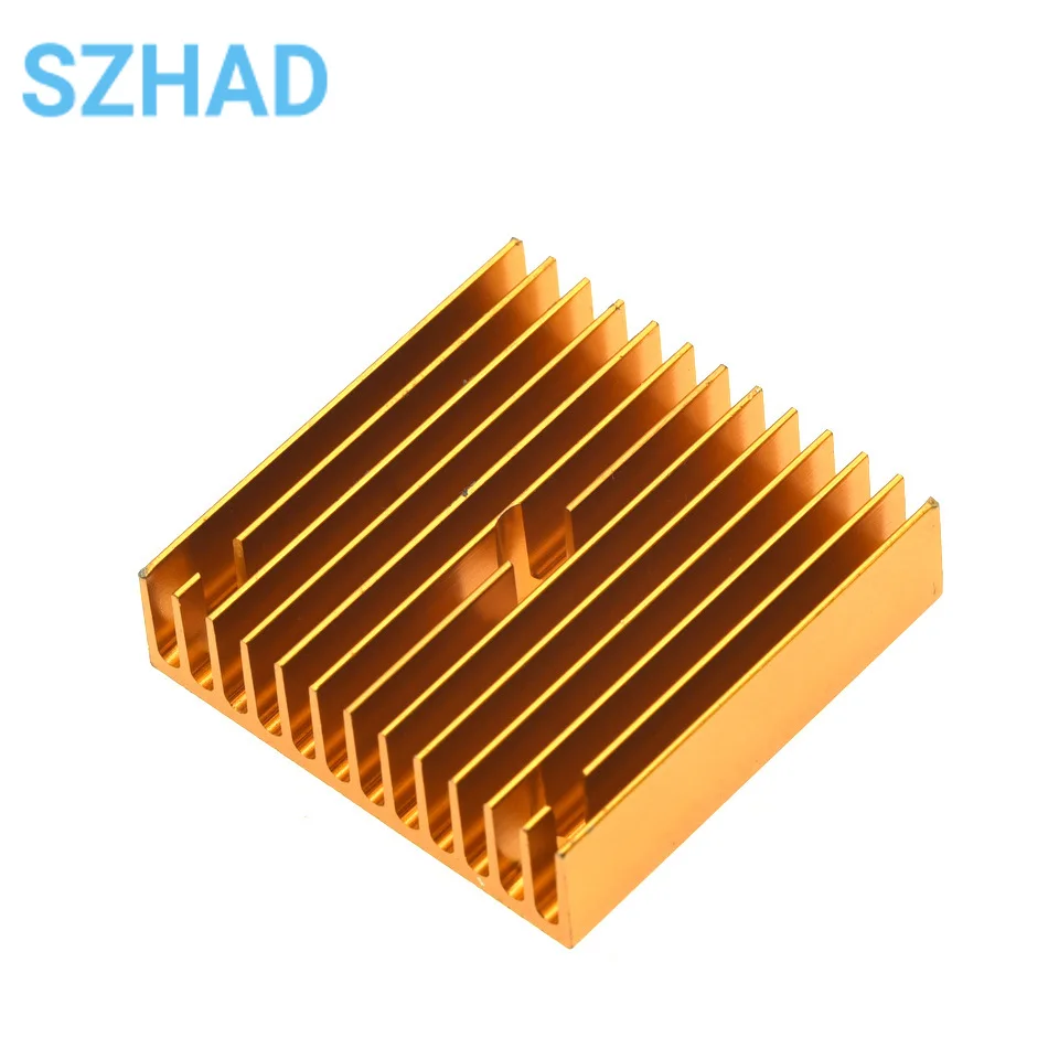 MK7/MK8 Extruder Heat Sink 40*40*11 Black Gold 3d Printer Accessories