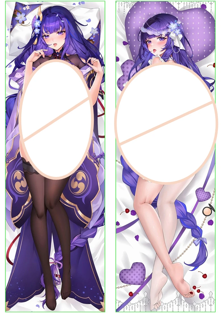 أنيمي جينشين إمباكت رايدن شوغون كاسيرايدن إي كوسبلاي كيس وسادة #1