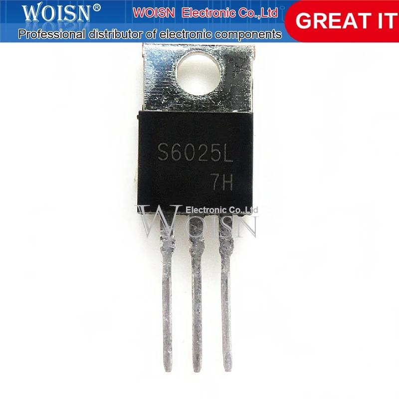 10 pezzi S6025L S6025 TO-220