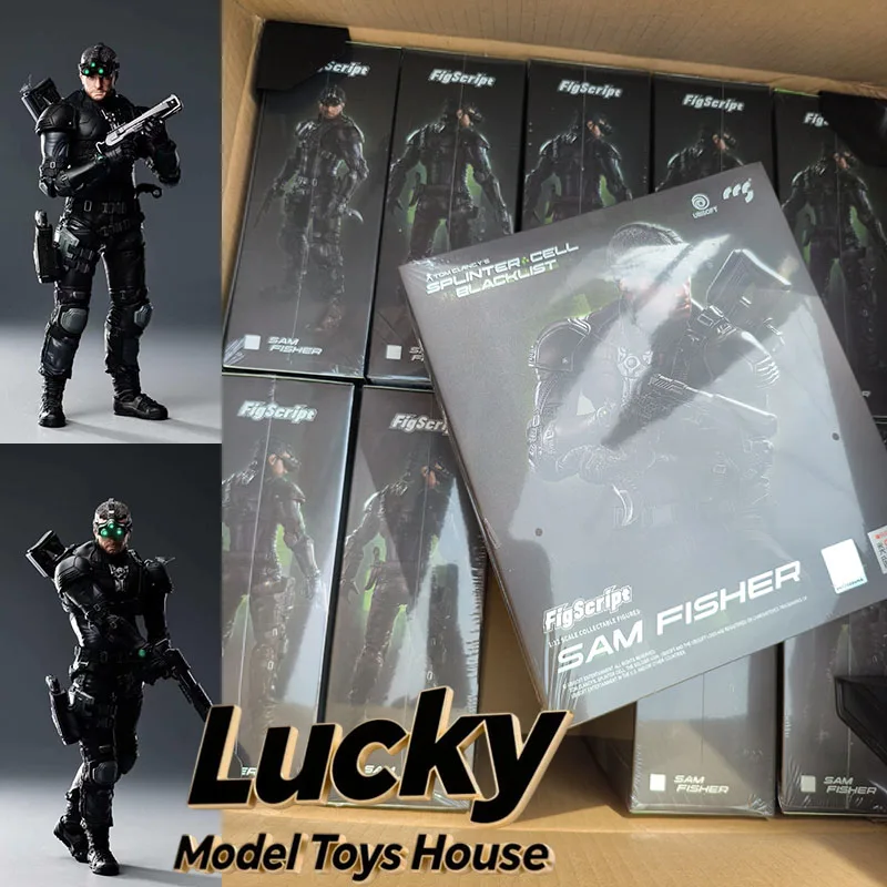 Auf Lager CCS TOYS FIGSCRIPT 1/12 Splinter Cell Sam Fisher Night Killer Actionfigur 6 Zoll Bewegliches Mann-Soldaten-Modell Sammlerstück