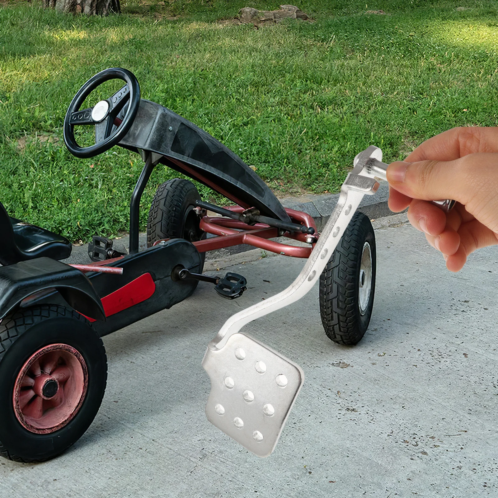 زوج واحد من دواسة الفرامل لـ Go Kart 212Cc دواسة ألومنيوم للتحكم في الخانق متوافقة مع Kart #3