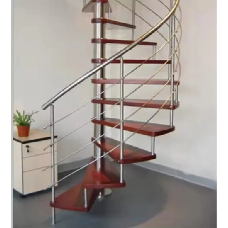 custom.High End Factory Custom High Quality Carbon Steel Single Stringer Stairs With Wood Steps