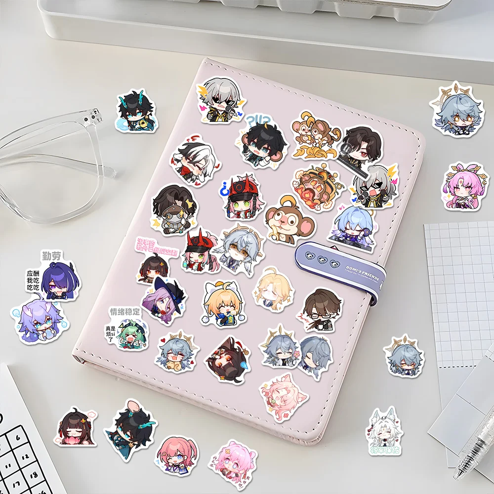 86pcs Anime Honkai: Star Rail Sunday Kafka Cosplay Stickers Tags Decals Phone Ipad Tablet DIY Waterproof Paster Adorn Xmas Gift